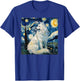 Samoyed Dog Van Gogh Starry Night T-Shirt - T-Shirt | Royal