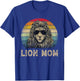 Vintage Lion Mom Lion Lovers Mommy Mother's Day T-Shirt - T-Shirt | Royal
