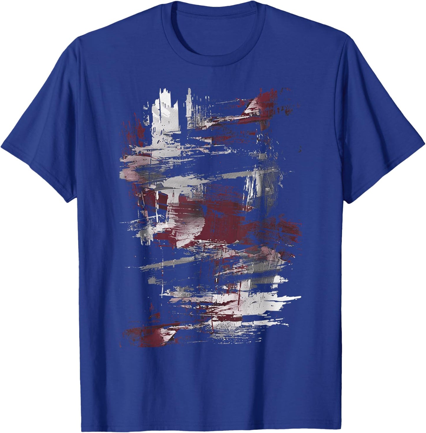 Black And White Red Accent Art Graphic T-Shirt - T-Shirt | Royal