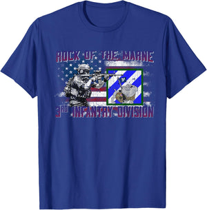3rd Infantry Division 3ID Rock of the Marne Fort Stewart T-Shirt - T-Shirt | Royal