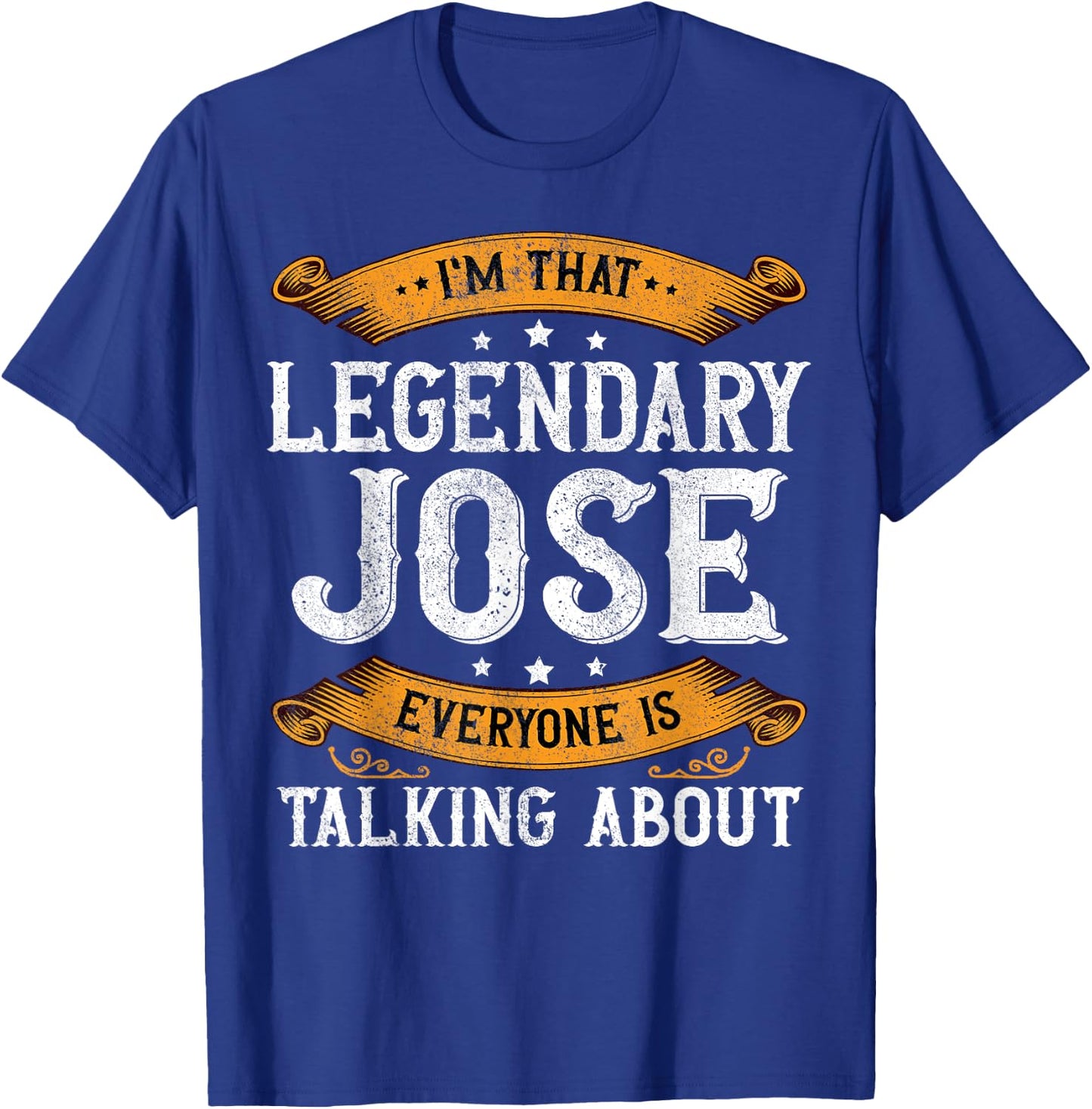 Jose Personal Name Funny Jose First Name T-Shirt - T-Shirt | Royal
