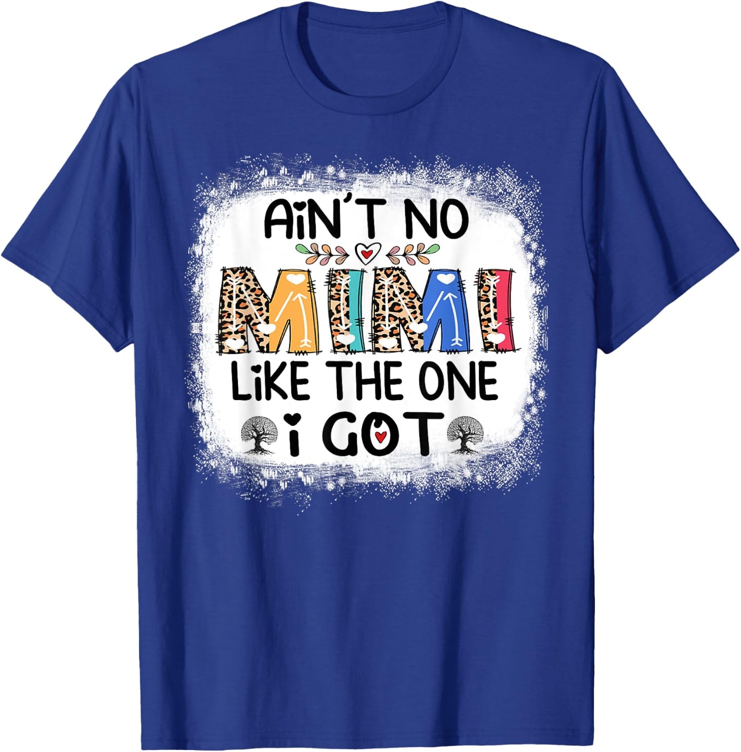 Ain't No Mimi Like The One I Got Cute Leopard Family Reunion T-Shirt - T-Shirt | Royal