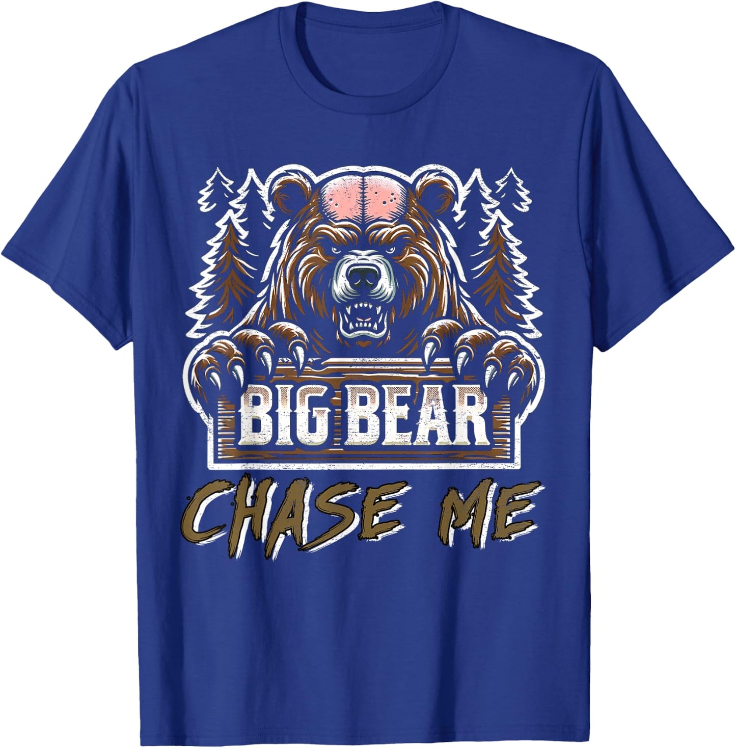 Great Outdoors Adventure Funny Movie Bear Mountain T-Shirt - T-Shirt | Royal