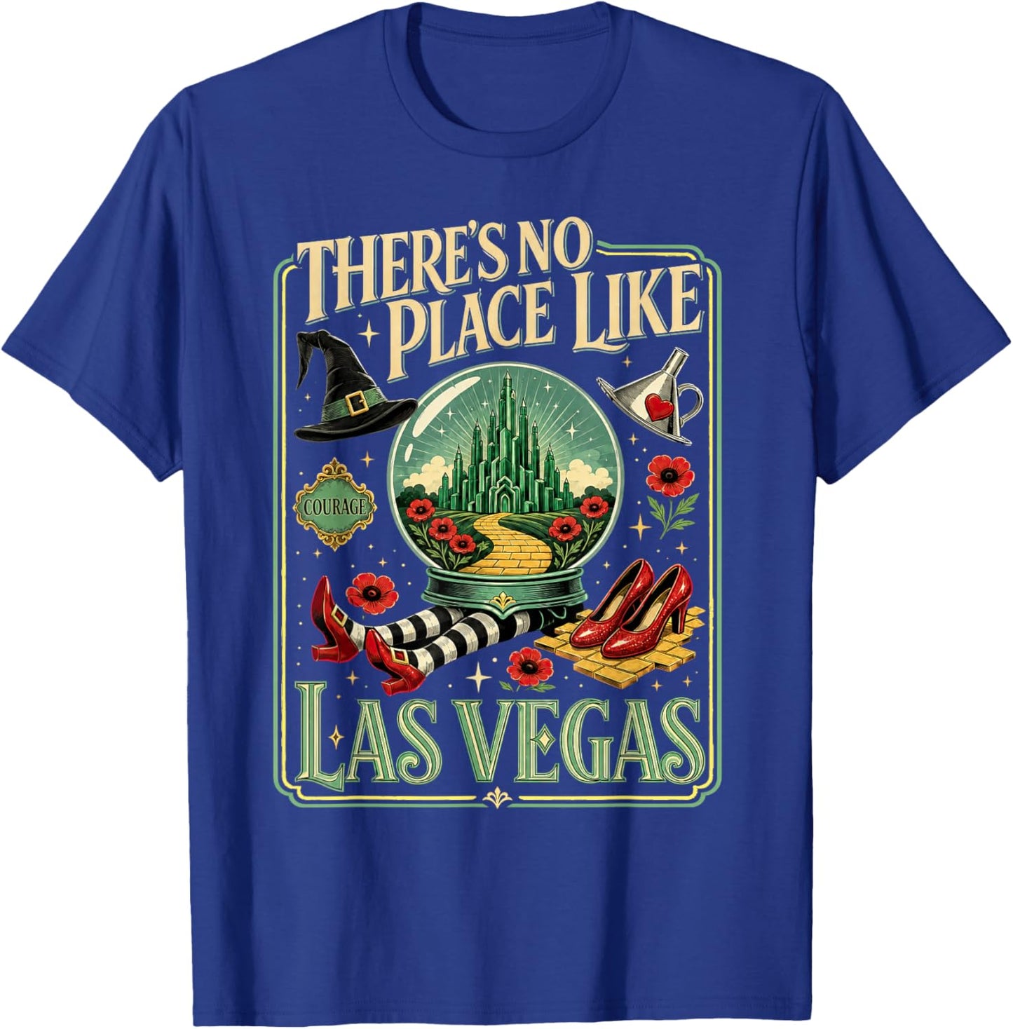 Las Vegas Traveling Trip There's No Place Likes Las Vegas T-Shirt - T-Shirt | Royal