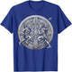 Aztec Warrior Mayan Indigenous Mexican Aztec Jaguar T-Shirt - T-Shirt | Royal