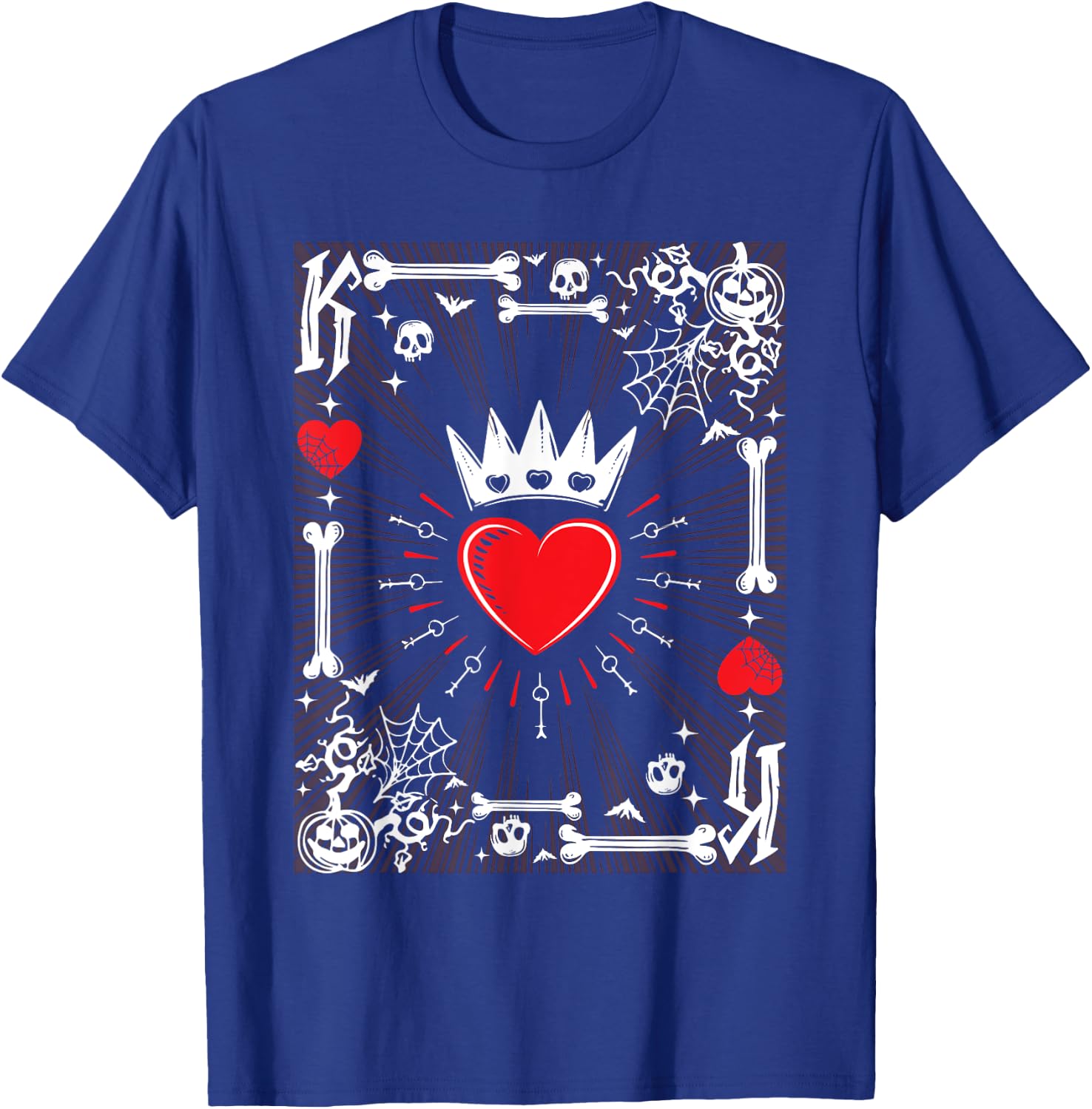 King of Hearts Card Costume - Halloween King of Hearts T-Shirt - T-Shirt | Royal
