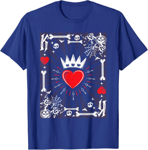King of Hearts Card Costume - Halloween King of Hearts T-Shirt - T-Shirt | Royal