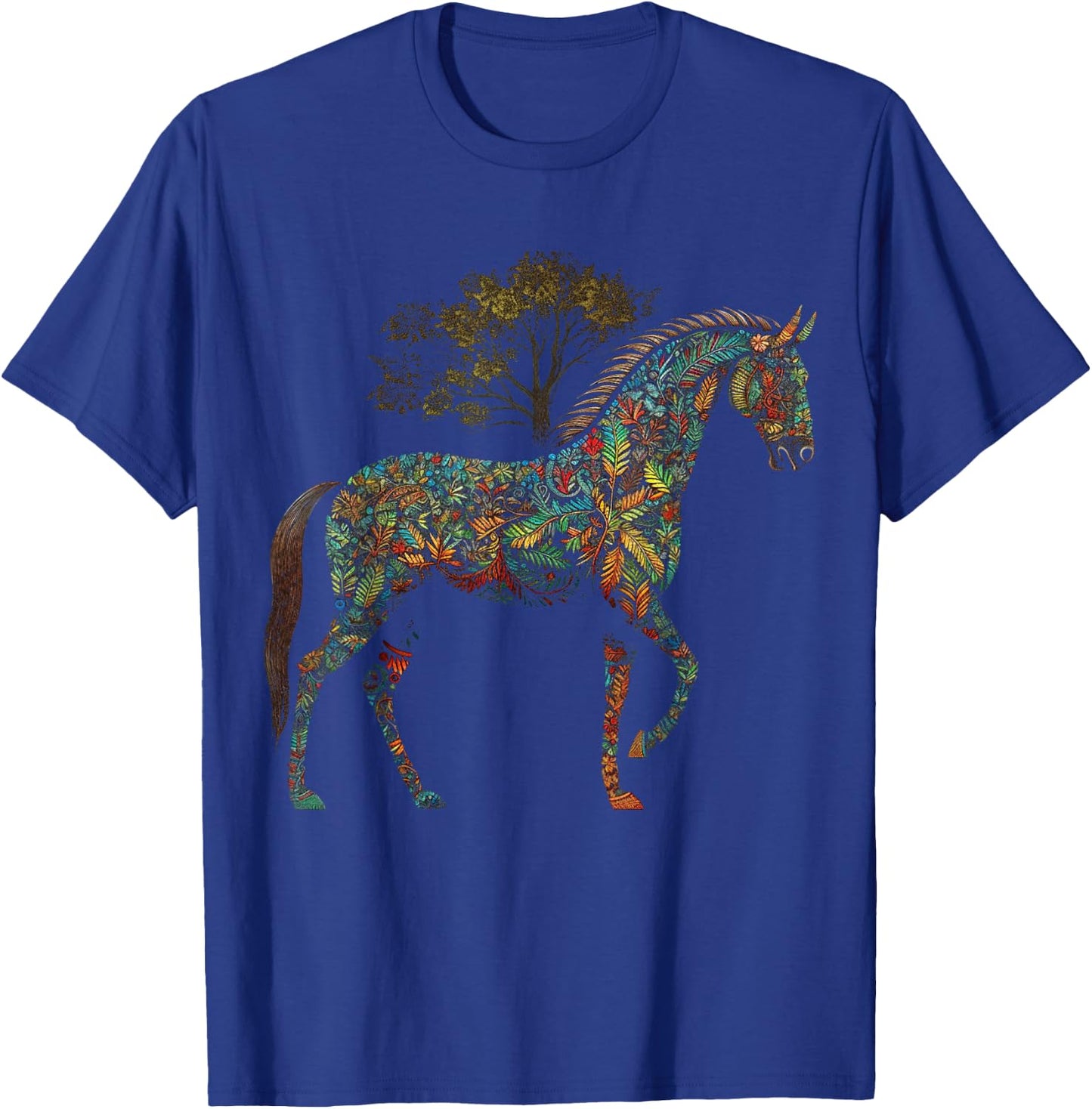 Horse artwork, horse motif, horse riding, animals, horse T-Shirt - T-Shirt | Royal