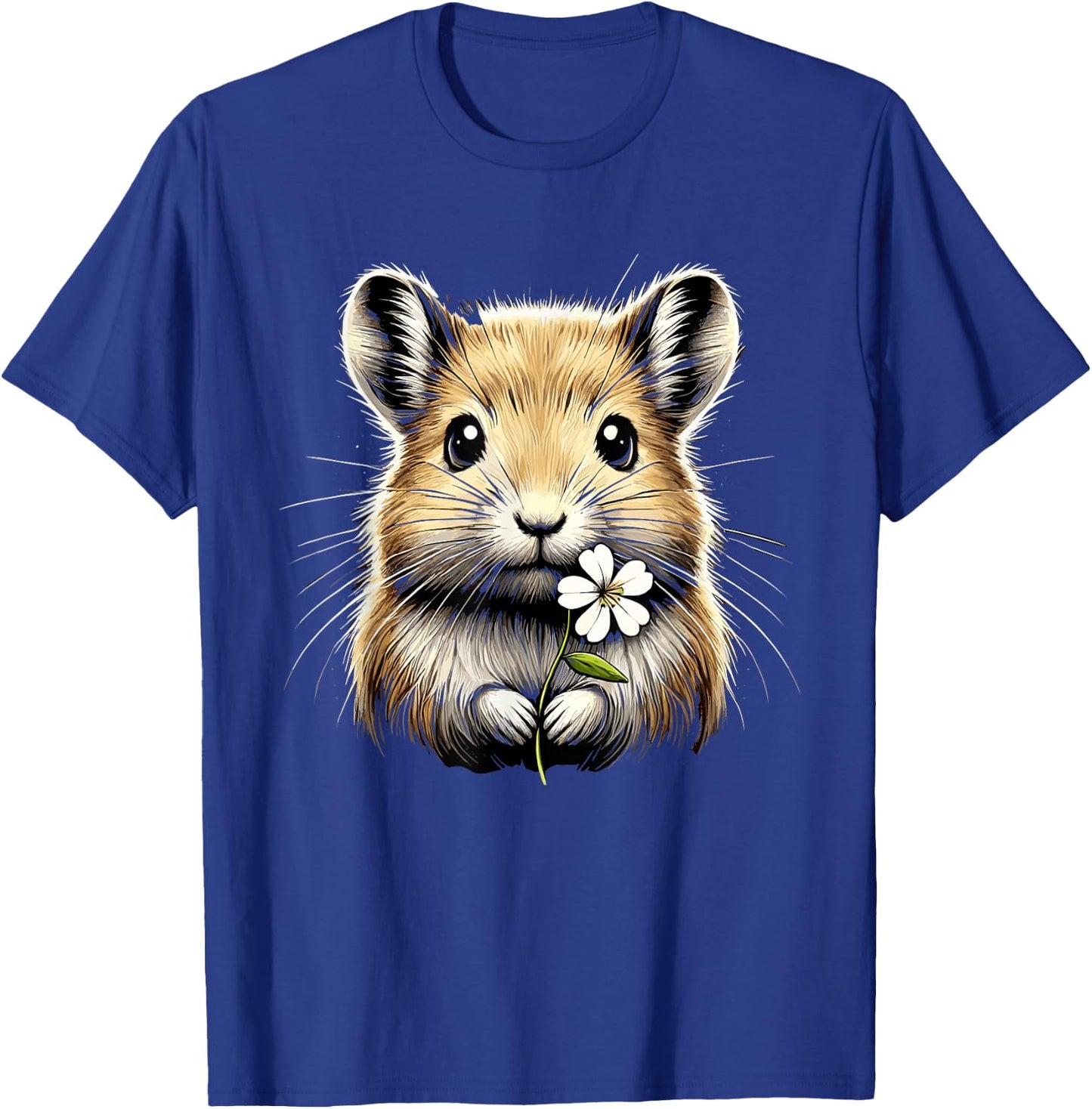 Adorable American Pika Habitat And Conservation Design T-Shirt - T-Shirt | Royal