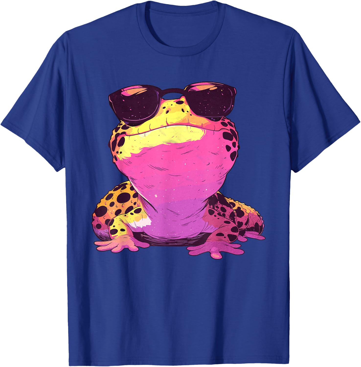 Fun Kawaii Lizard With Sunglasses Pastel Goth Leopard Gecko T-Shirt - T-Shirt | Royal