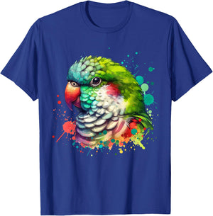 Quaker Parrot T-Shirt - T-Shirt | Royal