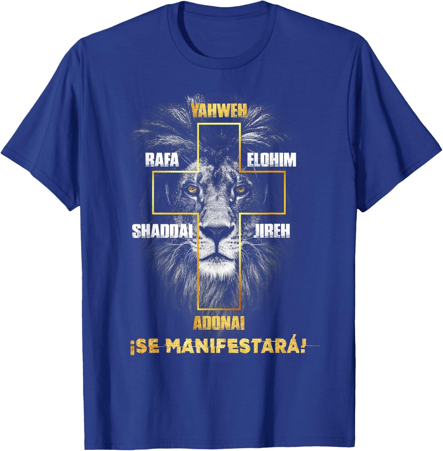 Camisa de Jesus en Espanol para Cristianos Christian Spanish T-Shirt - T-Shirt | Royal
