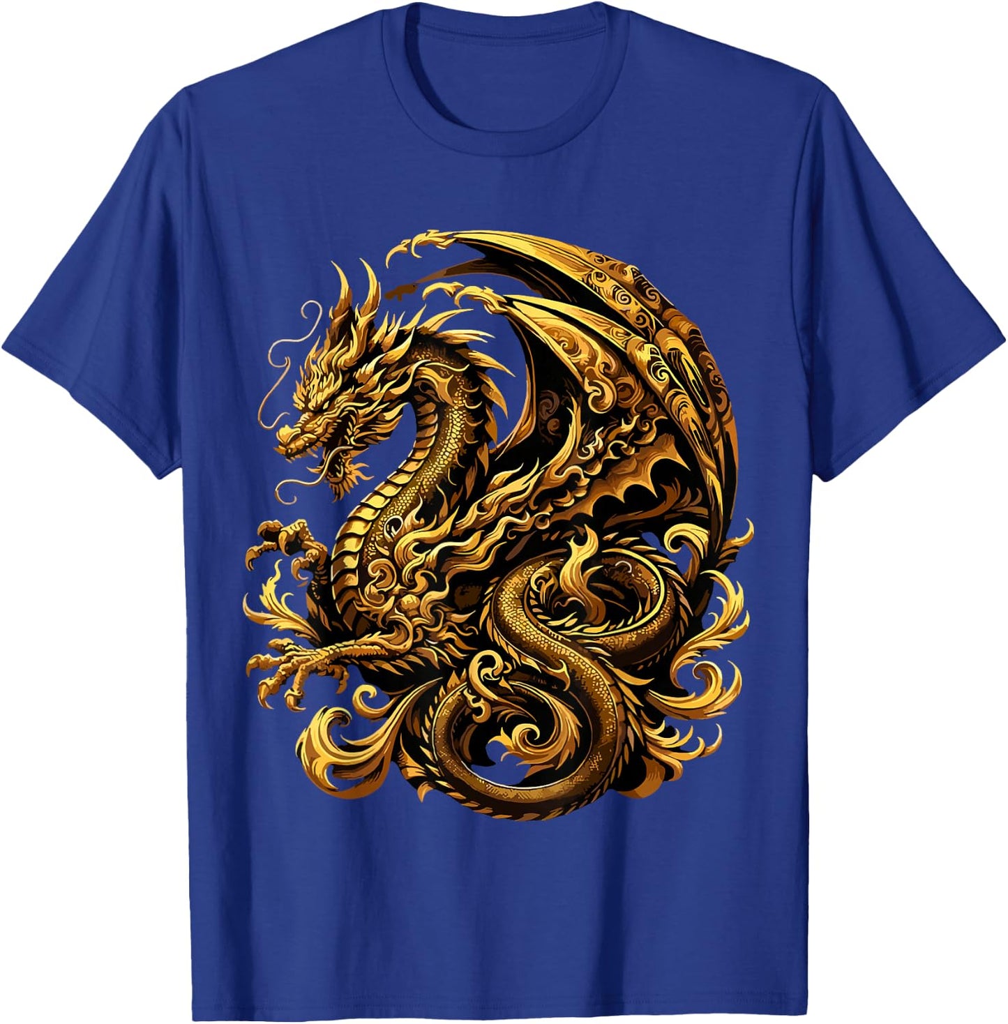 Golden Dragon T-Shirt - T-Shirt | Royal