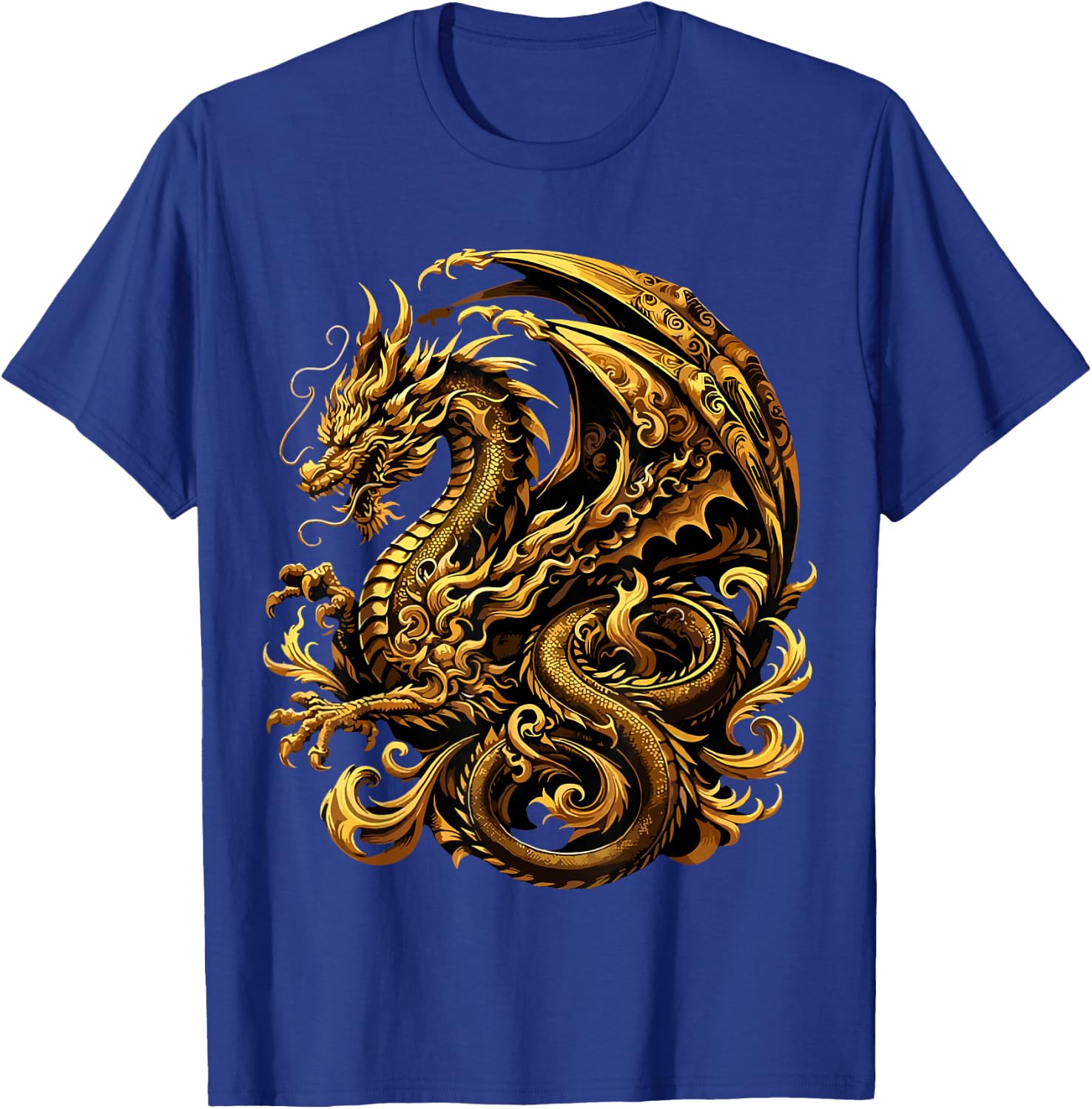 Golden Dragon T-Shirt - T-Shirt | Royal