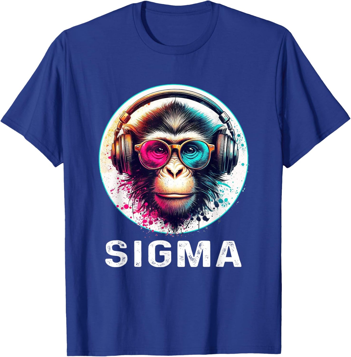 Sigma Meme Shirts Ironic Meme Shirt Monkey Sigma Shirt Meme T-Shirt - T-Shirt | Royal