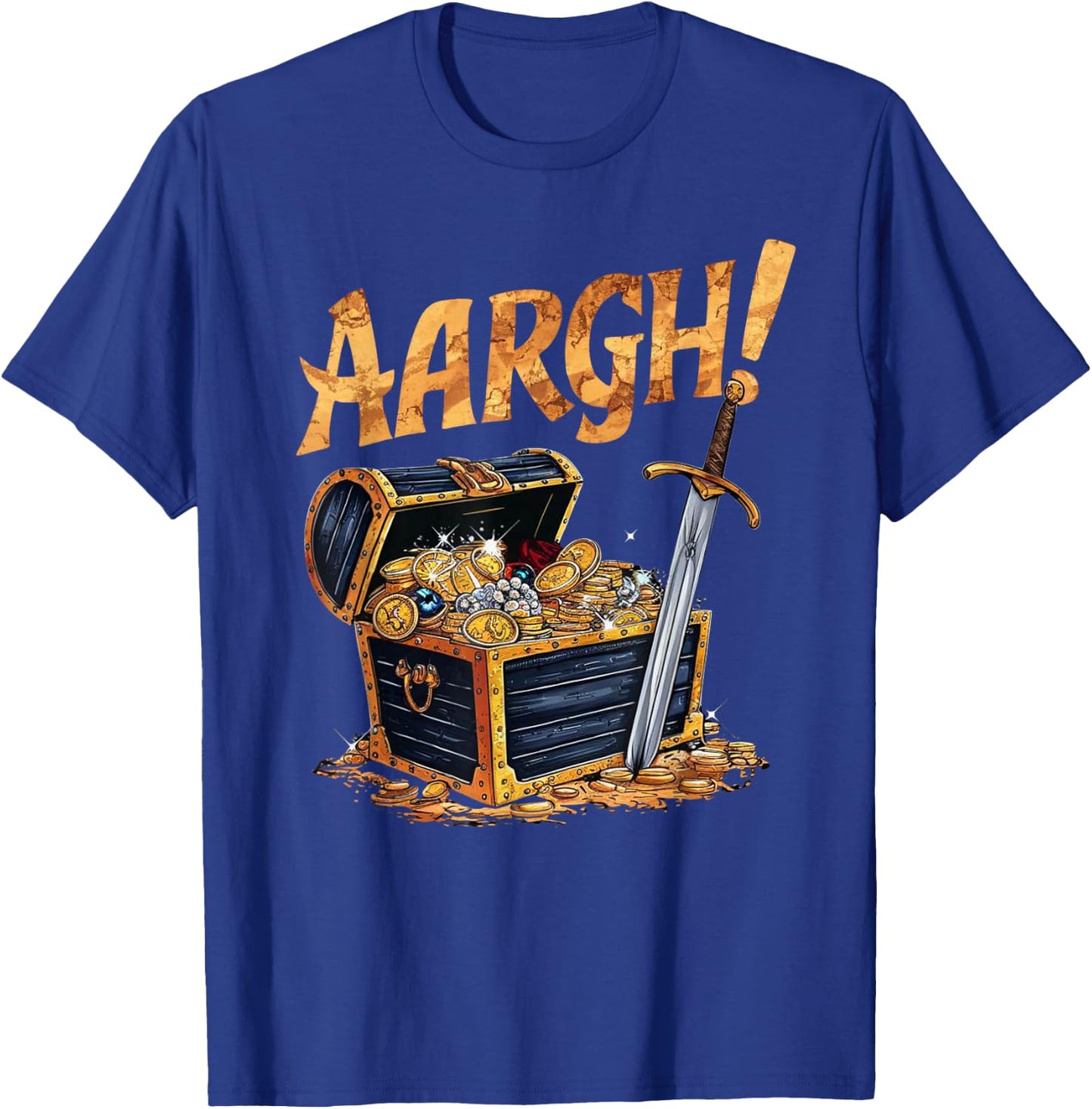 Pirate Treasure 'Aargh!' for Talk Like a Pirate Day T-Shirt - T-Shirt | Royal