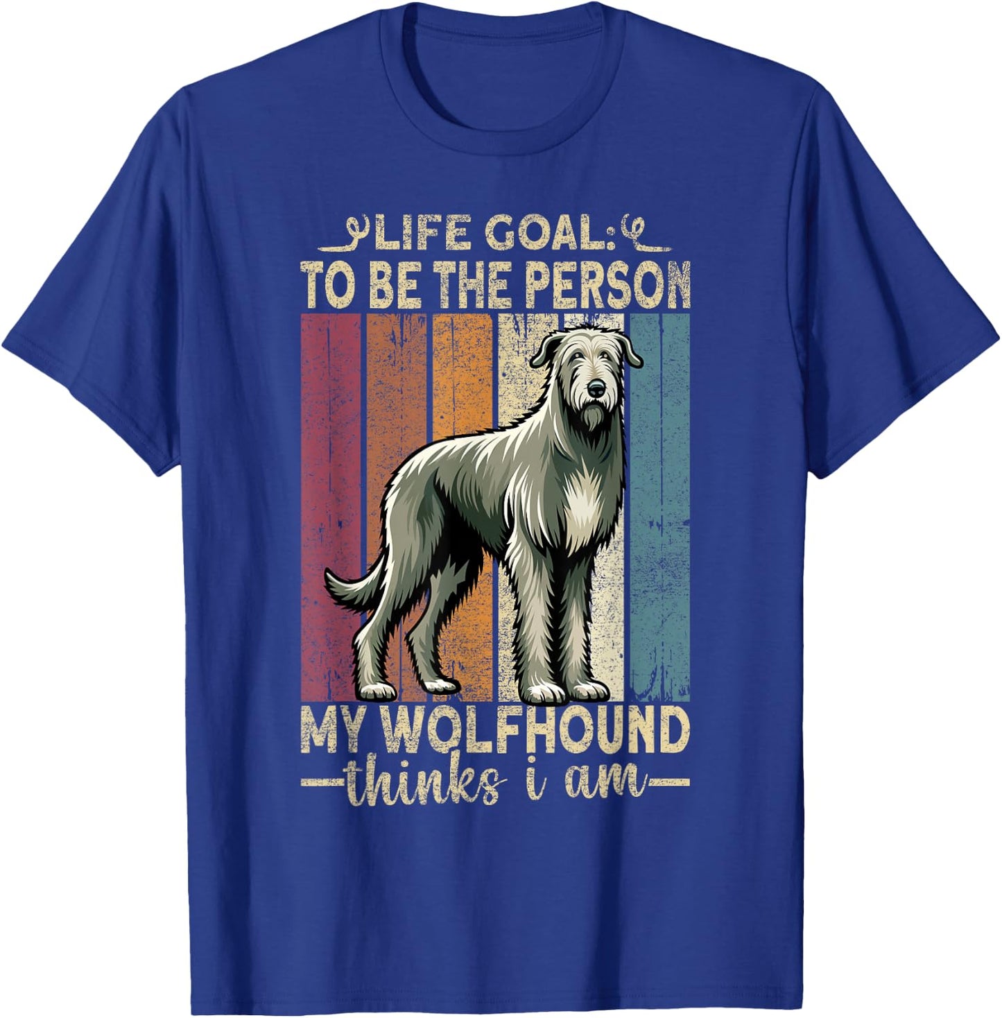Irish Dog Adoption Pet Accessories Irish Wolfhound T-Shirt - T-Shirt | Royal