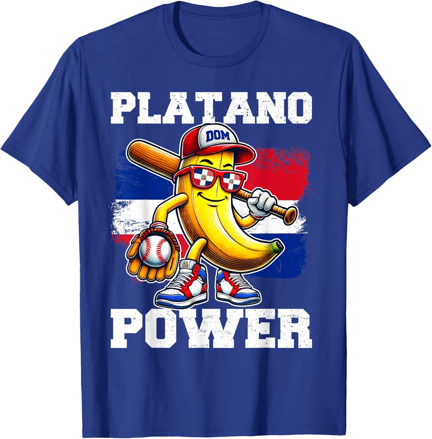 Dominican Republic Platano Power Flag for Boys Kids Toddlers T-Shirt - T-Shirt | Royal