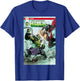 Marvel The Incredible Hulk vs The Mighty Thor Comic T-Shirt - T-Shirt | Royal