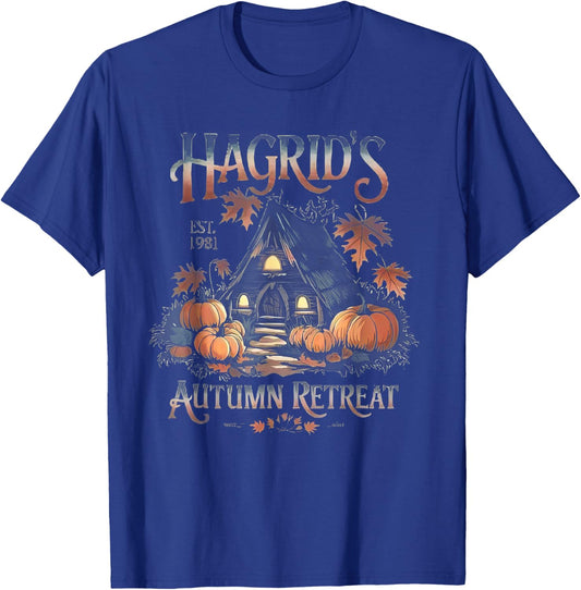 Fall Hagrid's Pumpkin Farm Patch Autumn T-Shirt - T-Shirt | Royal