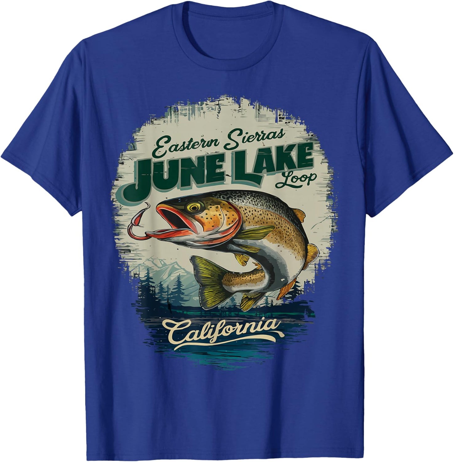 Eastern Sierras June Lake Loop California T-Shirt - T-Shirt | Royal