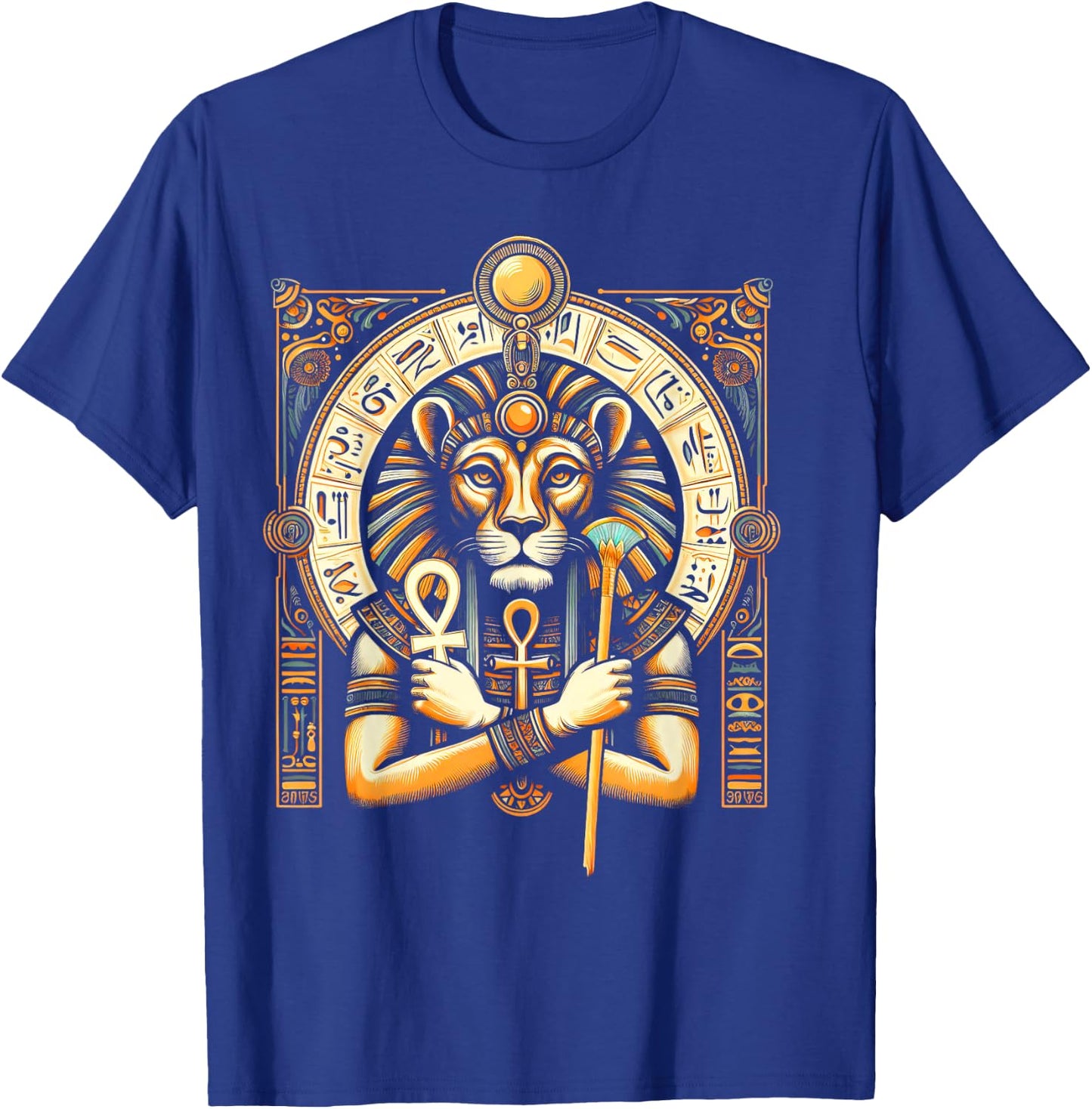 Egyptian Mythology Lioness Egypt Ancient Goddess Sekhmet T-Shirt - T-Shirt | Royal