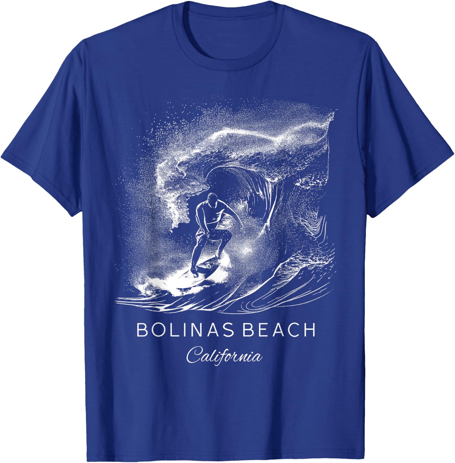 Bolinas Beach California Women Kids T-Shirt - T-Shirt | Royal