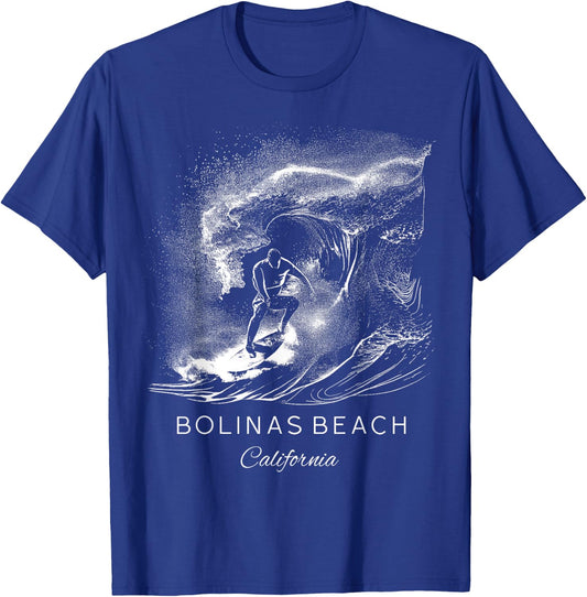 Bolinas Beach California Women Kids T-Shirt - T-Shirt | Royal