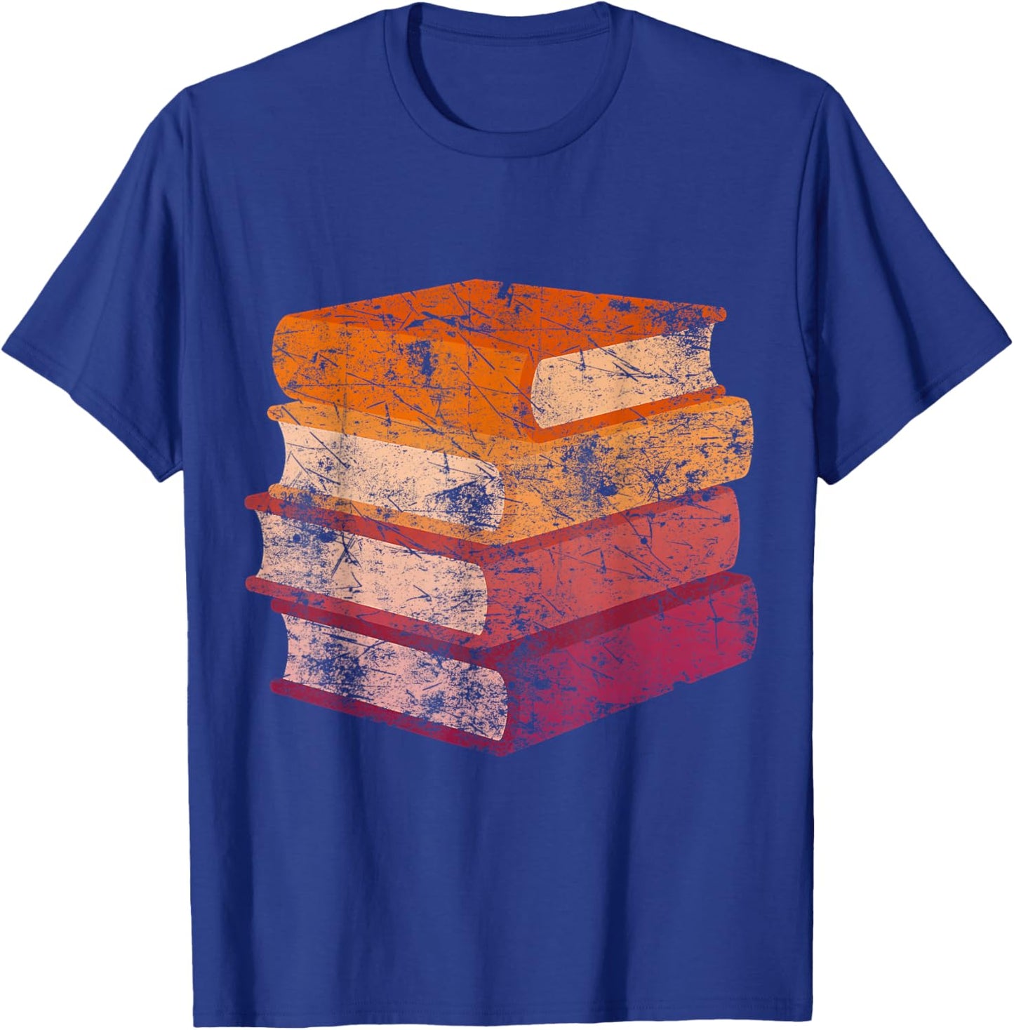 Subtle Lesbian Pride Flag Books Vintage T-Shirt - T-Shirt | Royal