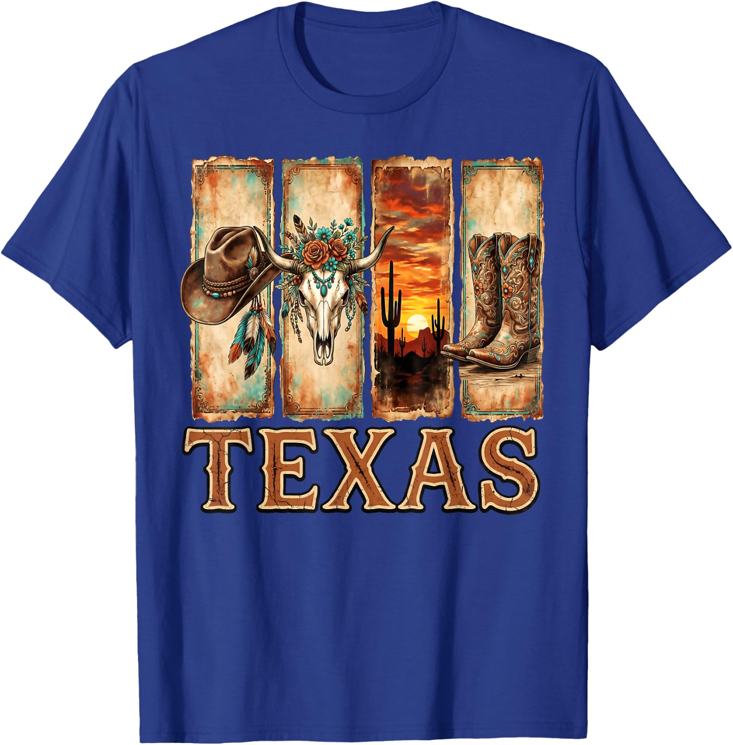 Texas Pride Men Women Kids Proud Texan T-Shirt - T-Shirt | Royal