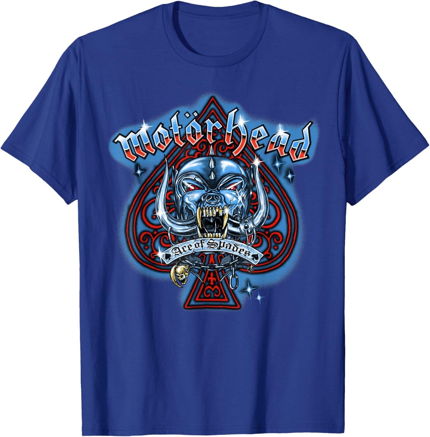 Motörhead – Airbrush Ace Of Spades T-Shirt - T-Shirt | Royal