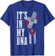 Cuba Dominican Republic It's In My DNA Pride Cuban Roots T-Shirt - T-Shirt | Royal