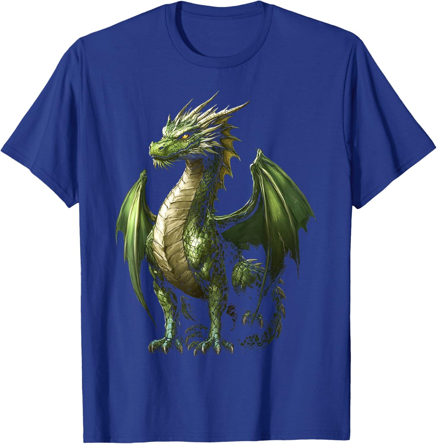 Green Dragon Motif Mythical Art Green Dragon T-Shirt - T-Shirt | Royal