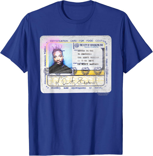 ODB Ol Dirty Ba-ard ID Return 36 Chambers Brooklyn Zoo Raw T-Shirt - T-Shirt | Royal