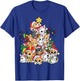 Chihuahua Christmas Tree Dog Santa Xmas Boys Girls Dogmas T-Shirt - T-Shirt | Royal