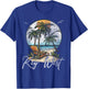 Key West Florida FL | Palm Trees T-Shirt - T-Shirt | Royal