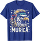 4th of July Patriotic Funny Eagle July 4th USA Murica T-Shirt - T-Shirt | Royal