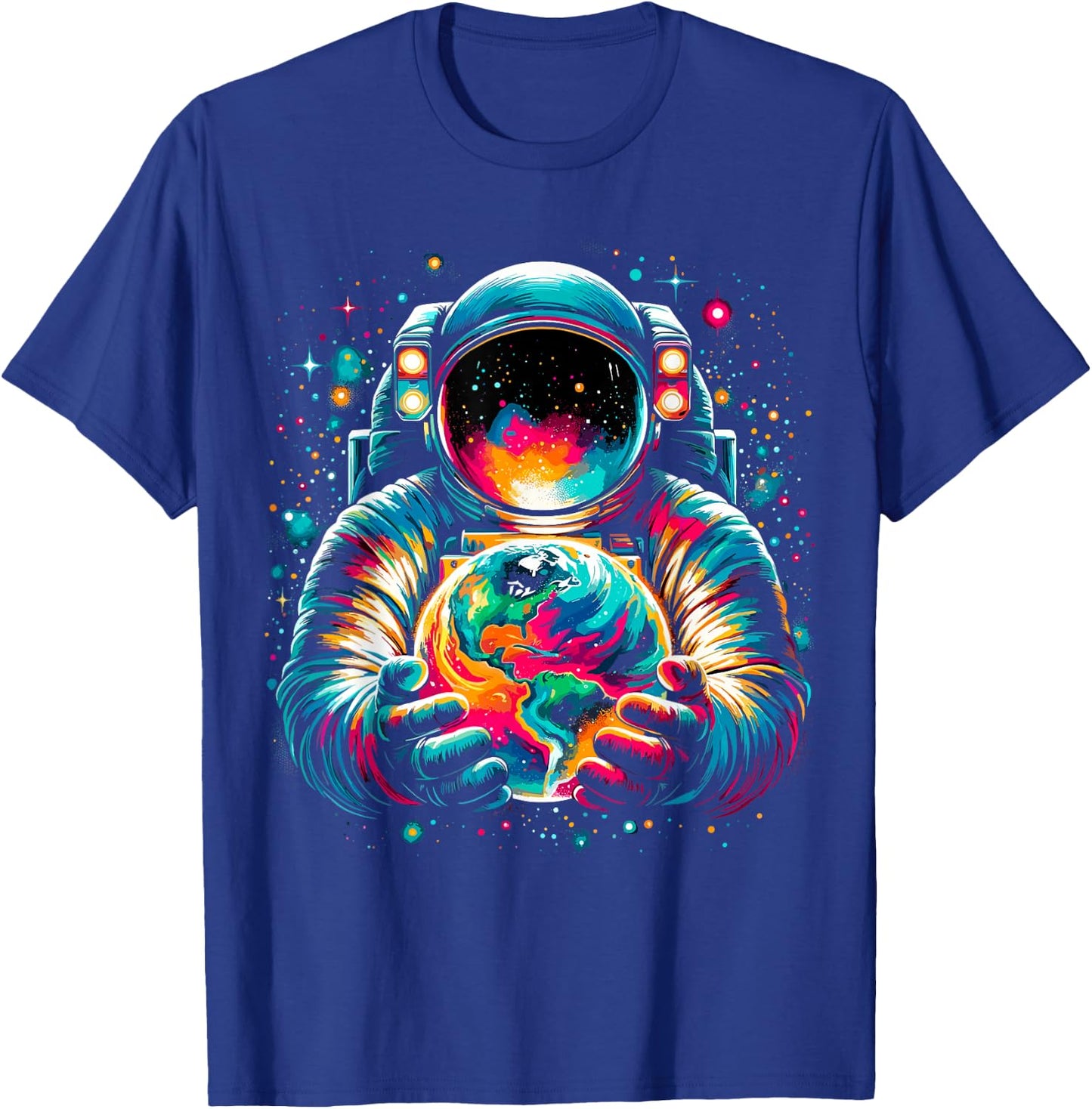Astronaut Planets Astronaut Space T-Shirt - T-Shirt | Royal