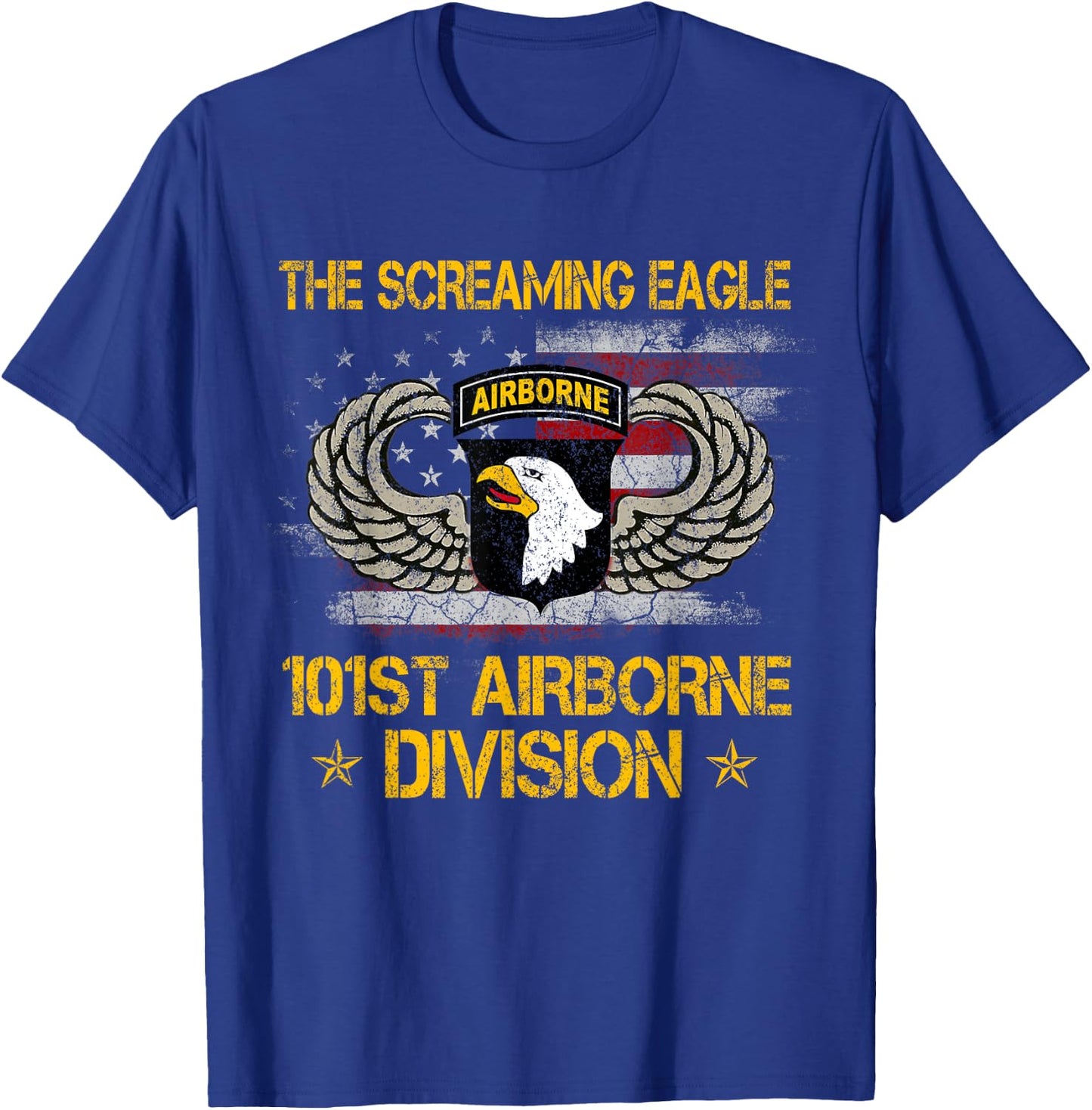 101st Airborne Division Veteran , Veterans Day Gifts T-Shirt - T-Shirt | Royal