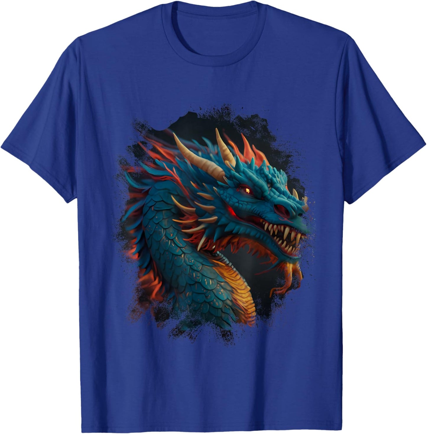 Dragon Chinese Mythical Creature Japanese T-Shirt - T-Shirt | Royal