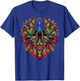 Colorful Peacock Cute Peafowl Bird Lover Men Women Black T-Shirt - T-Shirt | Royal