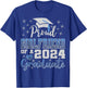 Super Proud Girlfriend 2024 Graduate Awesome Family College T-Shirt - T-Shirt | Royal
