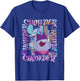 Chowder Mung & Shnitzel Vintage Wavy Text Portrait T-Shirt - T-Shirt | Royal