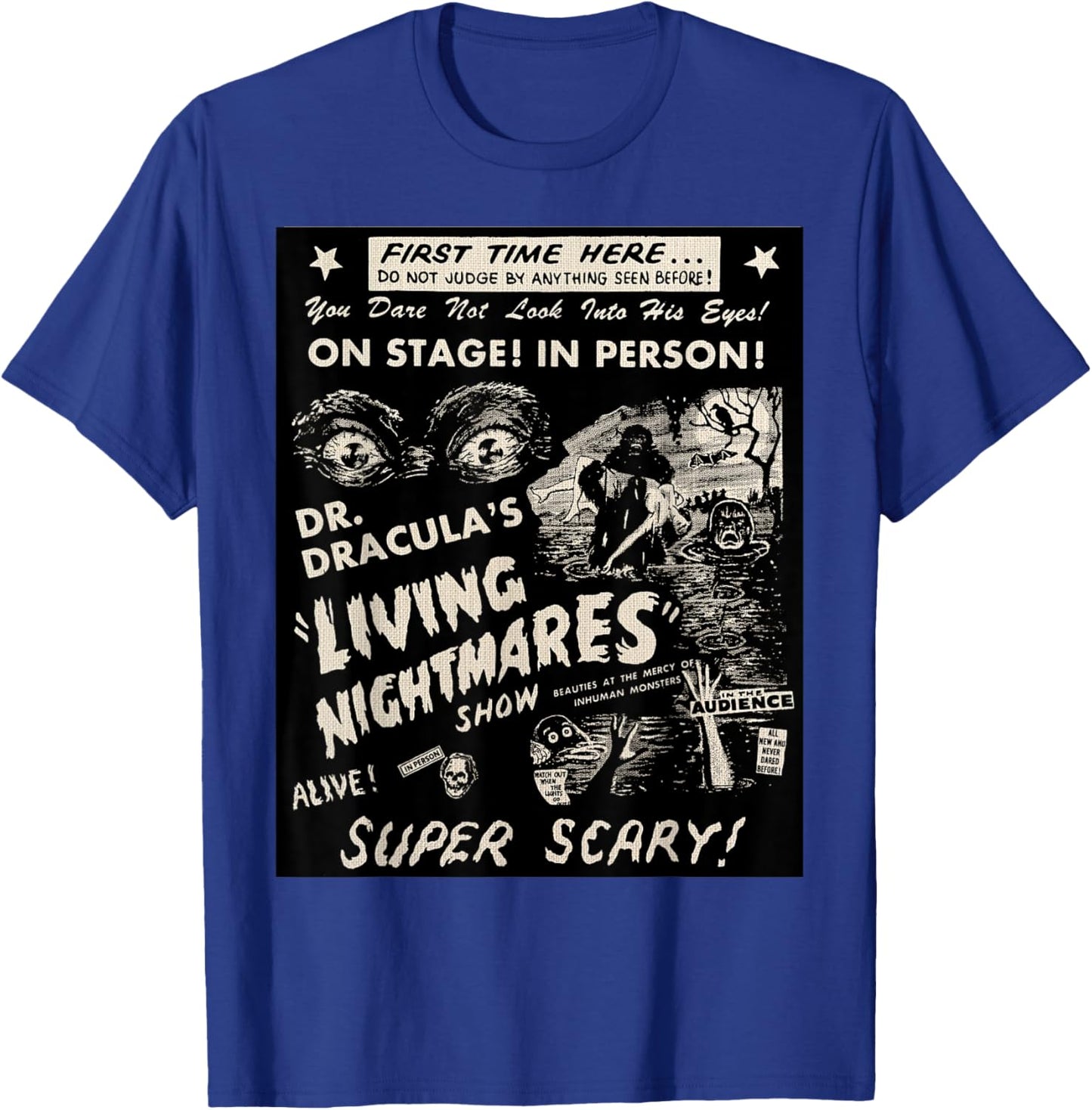 Vintage Halloween Slasher Horror Movie T-Shirt - T-Shirt | Royal