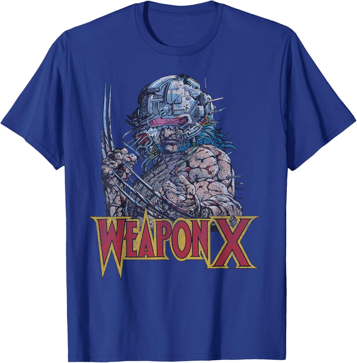 Marvel Weapon X Portrait T-Shirt - T-Shirt | Royal