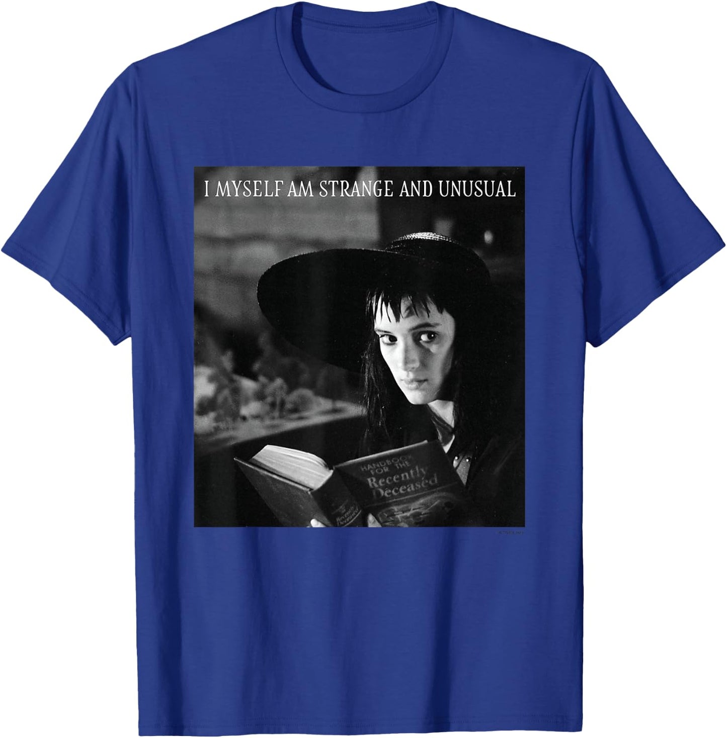 Beetlejuice - Lydia I Myself Am Strange and Unusual T-Shirt - T-Shirt | Royal