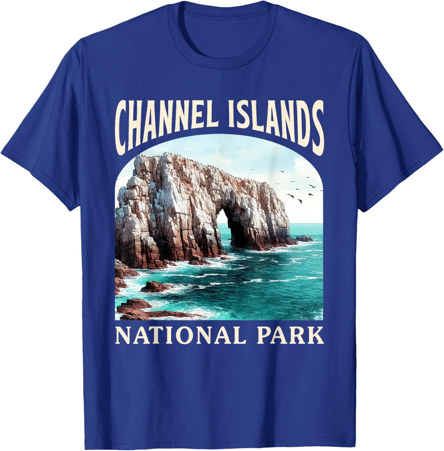 Channel Islands National Park California Nature Exploring T-Shirt - T-Shirt | Royal
