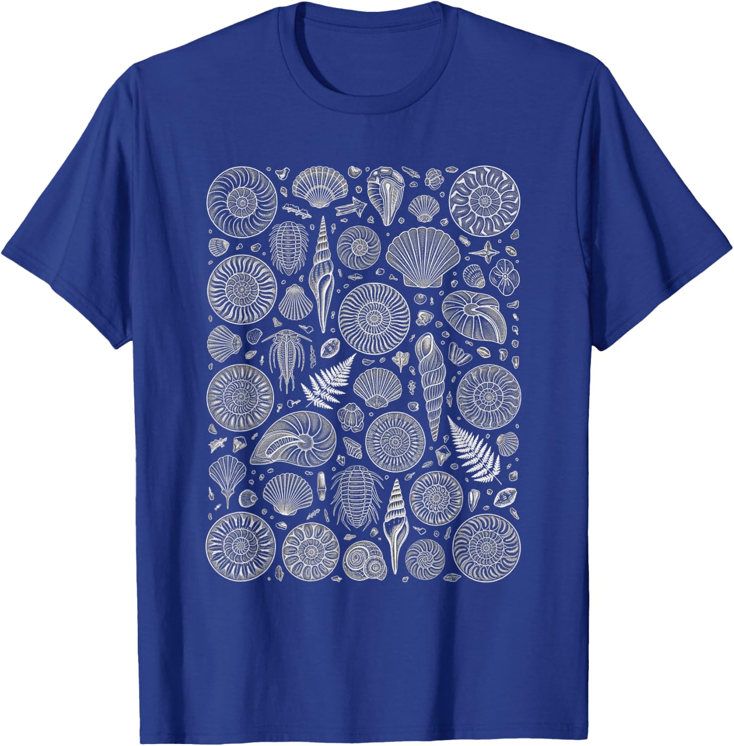 Teacher Seashell Pattern, Ocean Classroom I Survived 67 Vbe T-Shirt - T-Shirt | Royal