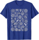 Teacher Seashell Pattern, Ocean Classroom I Survived 67 Vbe T-Shirt - T-Shirt | Royal