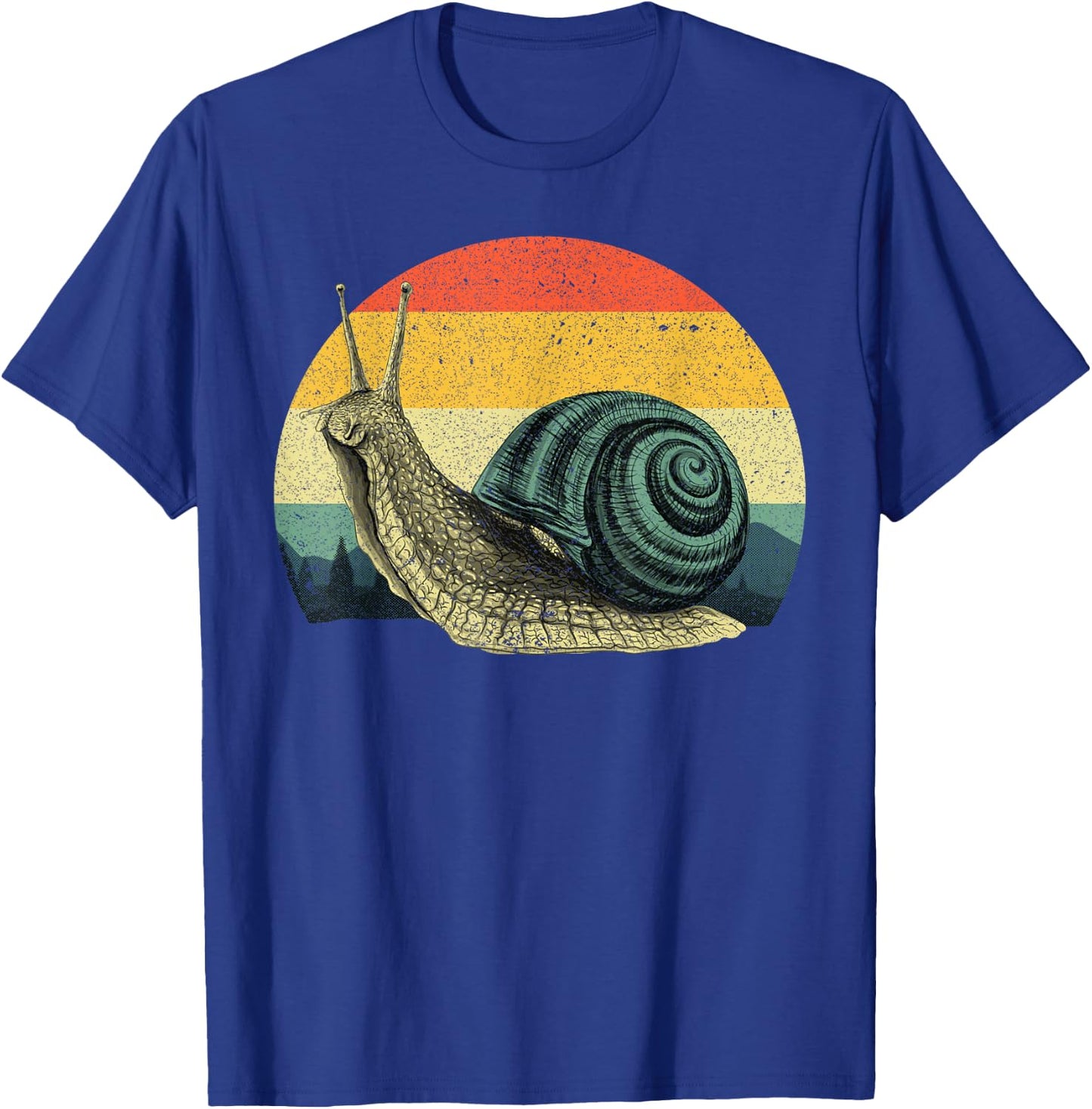 Cute Snail Women Snails Slug Gardening Animal Lover T-Shirt - T-Shirt | Royal